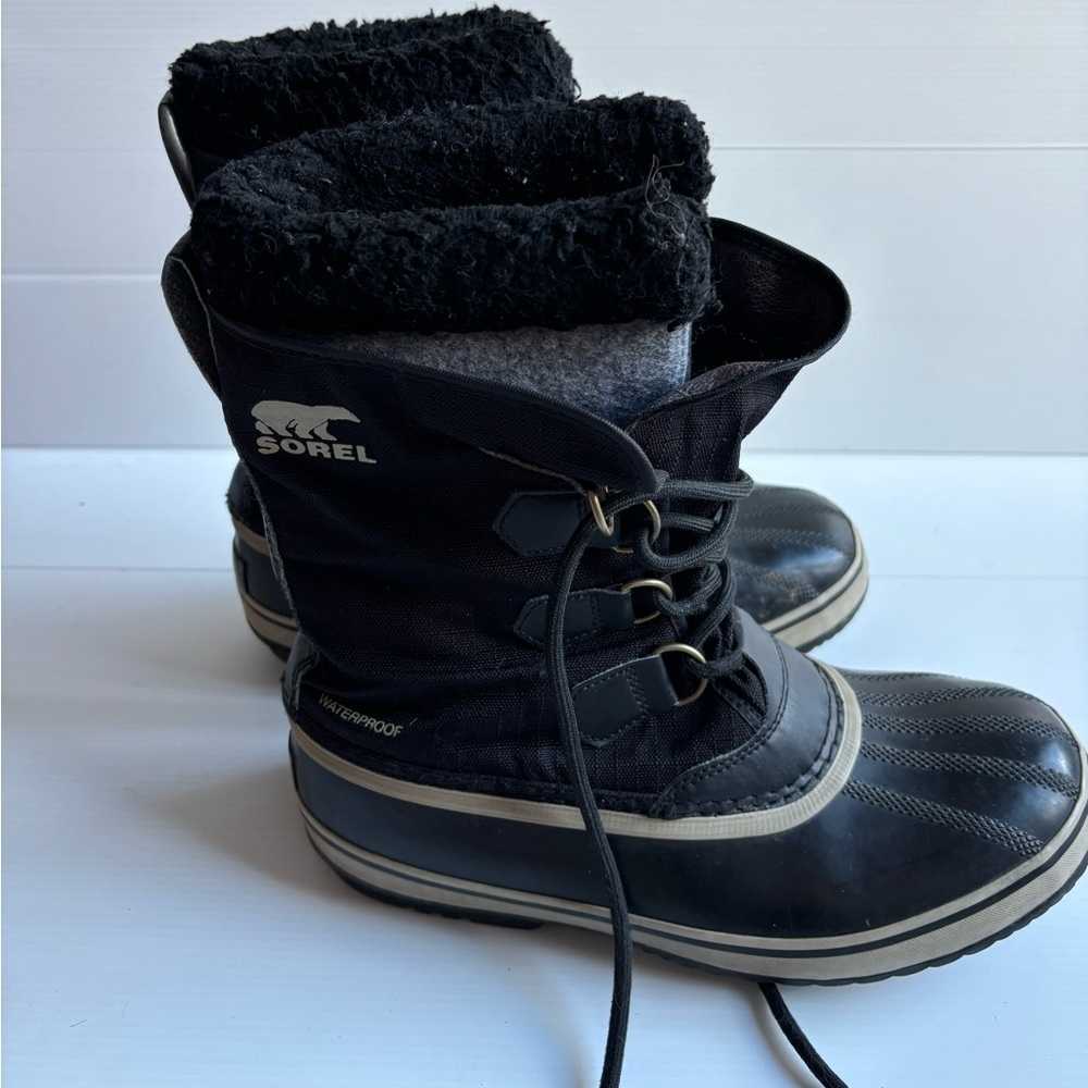 Sorel Waterproof Nylon Snow Boots - Picture 2 of 3